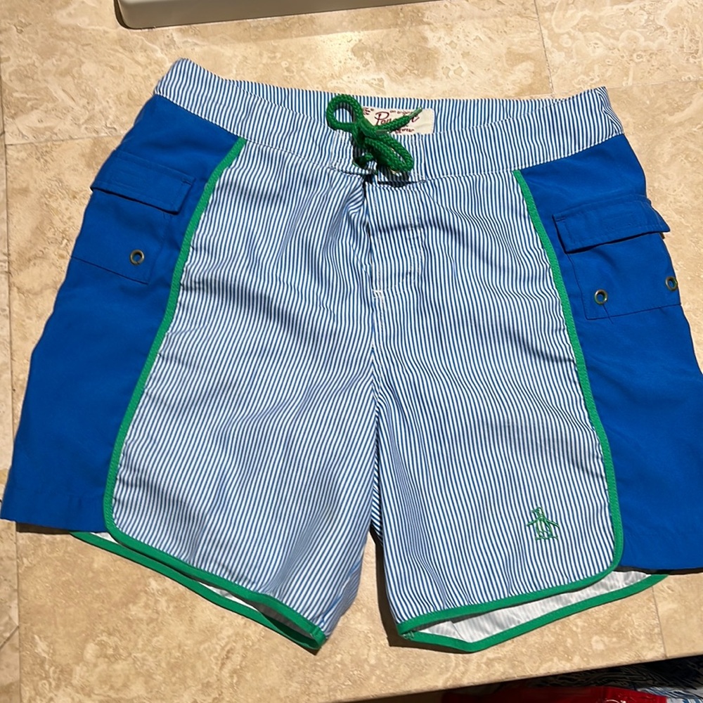 Penguin swim trunk